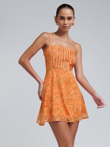 Платье BWLDR Alias, цвет Orange/Peach/Dark orange