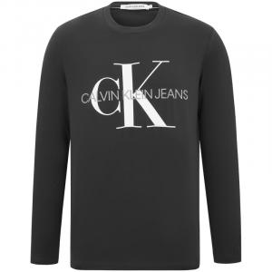 Мужские футболки с круглым вырезом, умеренно прямой крой Calvin Klein, beh-черный