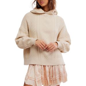 Худи Explorer Cable Free People, цвет macadamia