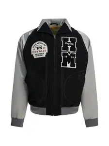 Бомбер с вышивкой Human Made, черный