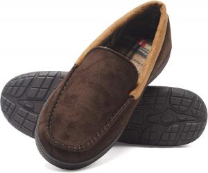 Мужские текстурированные мокасины Hanes, коричневый