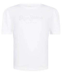 Футболка Pepe Jeans London Nina Regular Fit, белый