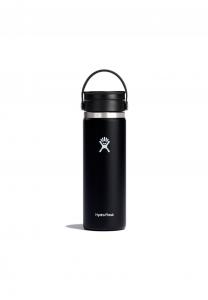 Гидрофляга для горячих напитков 590 мл с гибкой крышкой Hot beverages Hydro Flask, чёрная