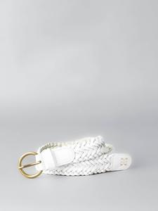 Кожаный тканый ремень 'Waverton' Lakeland Leather, белый