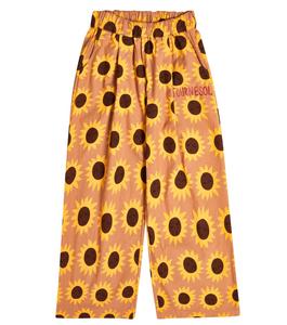 Брюки Tournesol из смесового хлопка с цветочным принтом Jellymallow, разноцветный