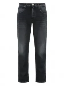 Прямые джинсы с пятью карманами Slowear, серый