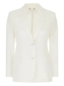 Однобортный пиджак MAX MARA, белый