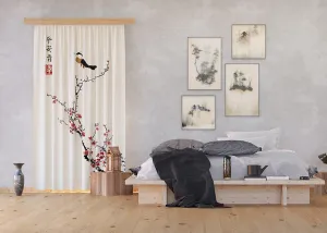 Шторы Bird on the tree bird 140 x 245 см AG Design