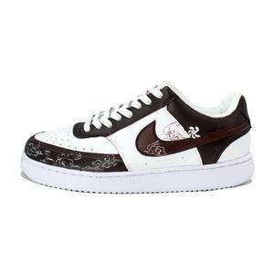 Nike Кроссовки для скейтбординга Court Vision 1 Low Top унисекс, красные, белые