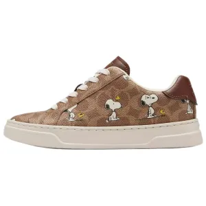 COACH Кроссовки для скейтбординга PEANUTS x Low Top, женские, коричневые