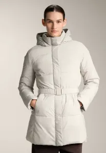 Водоотталкивающее стеганое зимнее пальто средней длины primaloft Oysho, Stone