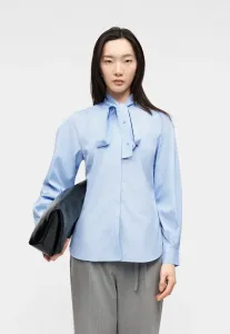 Рубашка borassus elza, блузка на пуговицах Bruuns Bazaar, Light Blue