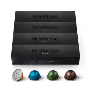 NESPRESSO VERTUO, выбор фирменных сортов кофе (230 мл), обжарка от средней до темной, 50 кофейных капсул