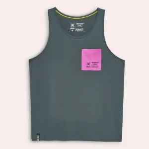 Футболка взрослая майка Банана Стритвир с антрацитом Munich, серый