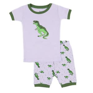 Детская хлопковая короткая пижама из двух предметов розового цвета Trex Leveret