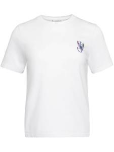 Футболка с принтом и вышитым логотипом Anchor JW Anderson, белый