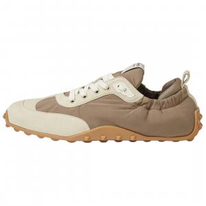 Низкие повседневные кроссовки HERMES мужские коричневые