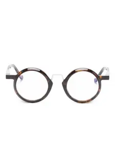 Очки WL0043 в круглой оправе Vava, коричневый