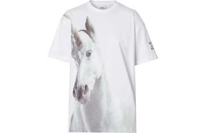 Футболка женская Burberry с рисунком, белый