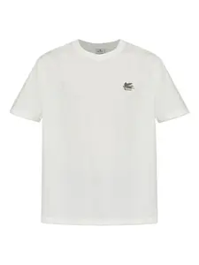 Футболка с вышивкой пегаса Etro, белый