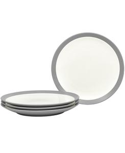 Набор из 4 салатных тарелок Colorwave Curve, диаметр 8-1/2 дюйма Noritake, цвет slate