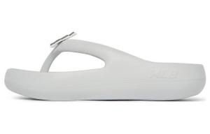 Шлепанцы-тапочки унисекс серые Mlb