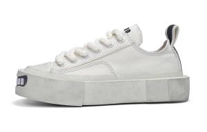 Антискользящие и износостойкие дышащие высокие кеды Unisex Ecru CROOKED CARD