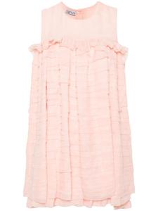 Baruni платье мини с оборками, розовый