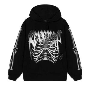 Худи Revenge Chrome Skeleton Hoodie, Black