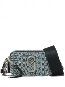 Сумка через плечо The Snapshot Monogram из денима MARC JACOBS, синий