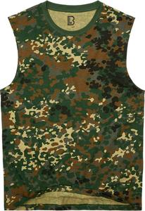 Футболка Brandit sleeveless Shirt, цвет Olivegreen/Black