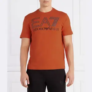 Футболка стандартного кроя Ea7, оранжевый