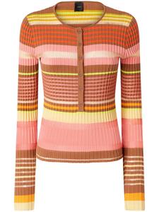 PINKO топ с планкой на пуговицах, розовый