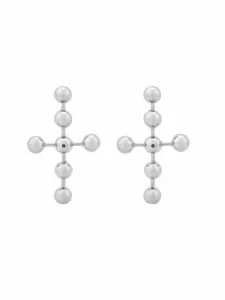 Серьги унисекс Diesel Accessories, серебристые, DX1676040