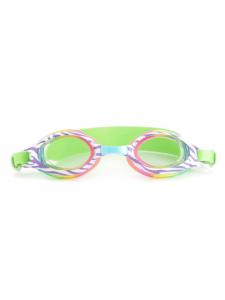 Детские плавательные очки в полоску, 100% силикон, для детей от 3 лет, с футляром Aqua2ude