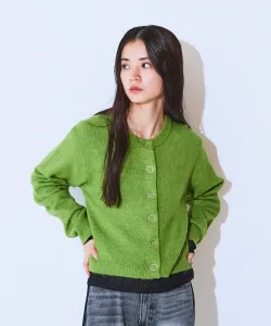 Короткий кардиган с кольцом и застежкой на кнопку Jeanasis, цвет Green(74)