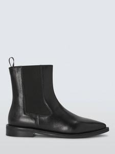 Кожаные балетки Pew с острым носком John Lewis, Black