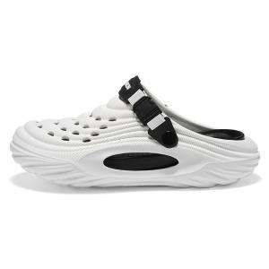 NANJIREN Клоги унисекс бело-черные, цвет White Black