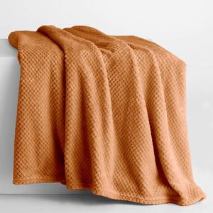 Мягкое одеяло FLHF Enry, полиэстер - оранжевый - 150 x 200 см