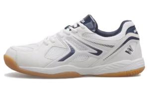 Бадминтонные туфли унисекс с низким верхом белый/синий Warrior