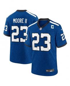 Мужская футболка Kenny Moore II Royal Indianapolis Colts Indiana Nights Alternate Game Nike, синий
