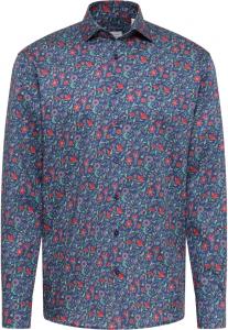 Рубашка на пуговицах классического кроя ETERNA Modern fit, темно-синий