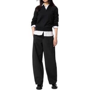 UNIQLO Женские повседневные брюки черного цвета