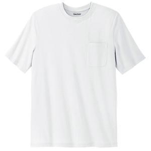 Мужская безусадочная легкая футболка с круглым вырезом Kingsize Big & Tall с круглым вырезом KingSize, белый