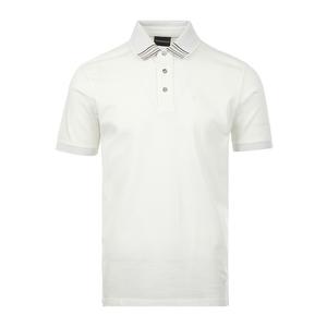 Поло из пике EMPORIO ARMANI, белый