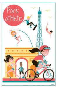 Кухонное полотенце Winkler Paris Athletic, белый - текстиль - 48 x 1 x 72 см