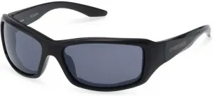 Женские прямоугольные солнцезащитные очки Harley-Davidson Sequoia, блестящая черная оправа, Black