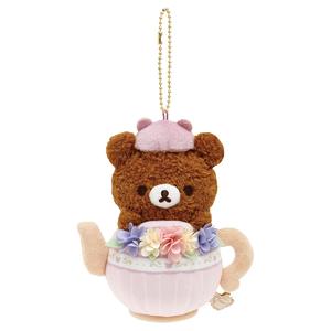 Кулон Сан Икс Браун Беар Рилаккума Плюш высота 13,5 см SAN-X