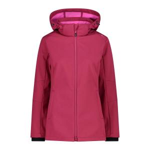 Женская куртка софтшелл CMP с капюшоном на молнии 3A22226