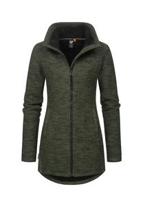 Меланжевый кардиган Miram Ragwear, темно-оливковый